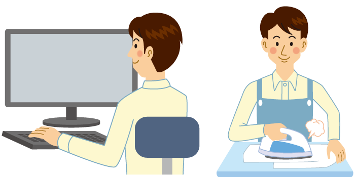 日常生活イラスト